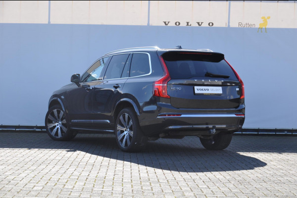 Volvo XC90 T8 455PK Automaat Recharge AWD Ultimate Bright Massage stoelen / Stoelverwarming en ventilatie voor / Luchtvering / Semi-elektrisch inklapbare trekhaak / Head-up display / Bowers & Wilkins Audio / 360 camera / Pilot assist / Adaptive cruise control / Elektrische achterklep / Keyless entry /