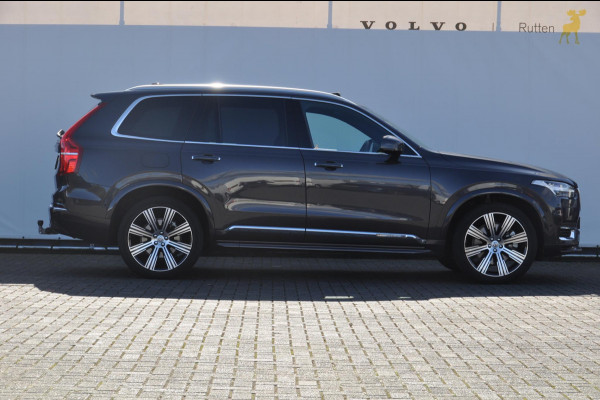 Volvo XC90 T8 455PK Automaat Recharge AWD Ultimate Bright Massage stoelen / Stoelverwarming en ventilatie voor / Luchtvering / Semi-elektrisch inklapbare trekhaak / Head-up display / Bowers & Wilkins Audio / 360 camera / Pilot assist / Adaptive cruise control / Elektrische achterklep / Keyless entry /