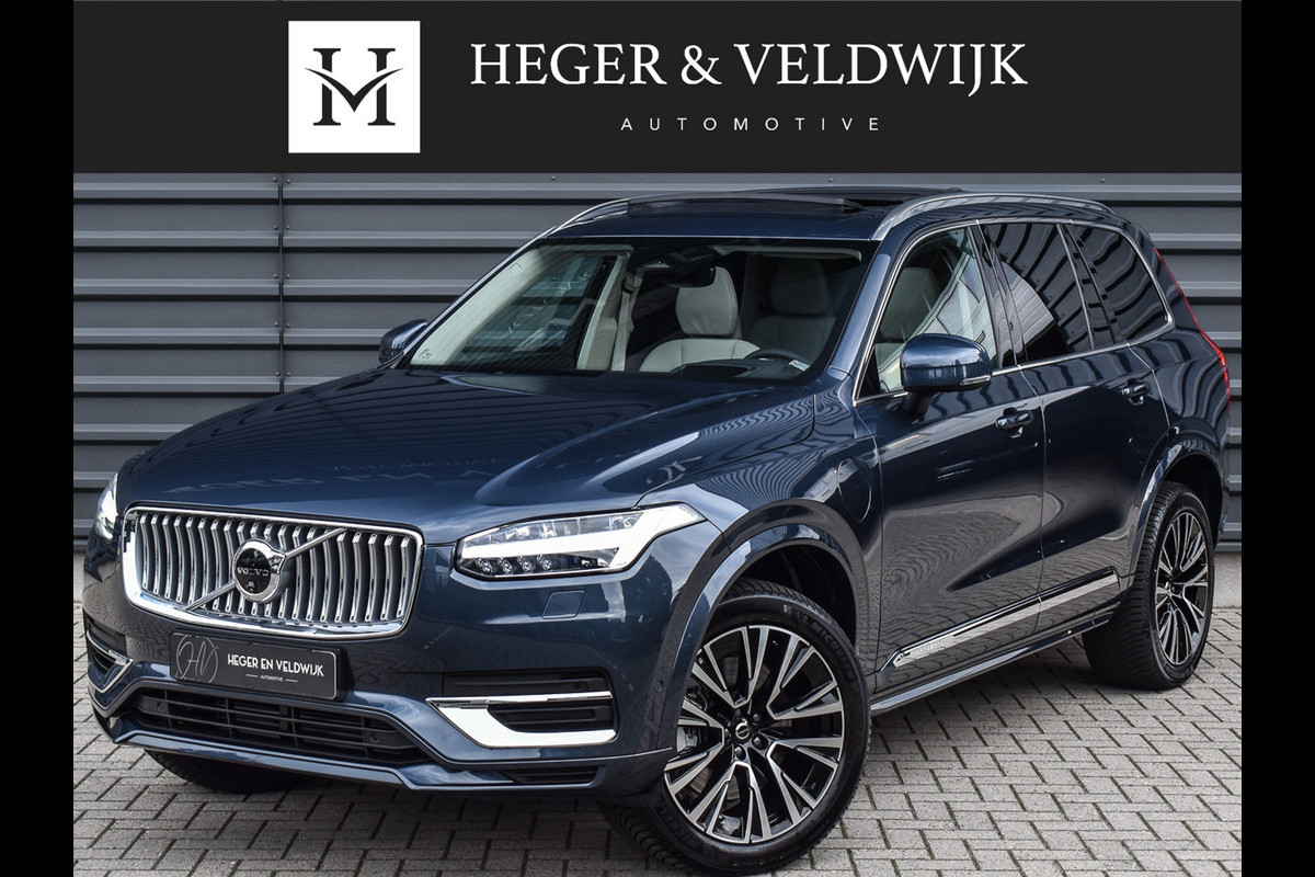 Volvo XC90 2.0 T8 Recharge AWD ULTIMATE BRIGHT | 7P | LONG RANGE | PANORAMADAK | HARMAN/KARDON | HEAD-UP DISPLAY | 360 CAMERA | BLIS | KEYL