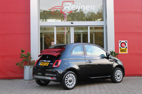 Fiat 500C 1.0 Hybrid Dolcevita | APPLE CARPLAY/ANDROID AUTO | DAB+ RADIO | PARKEERSENSOREN ACHTER | LEDEREN BEKLEDING | CLIMATE CONTROL | CRUISE CONTROL | LICHTMETALEN VELGEN | REGEN/LICHT SENSOR |