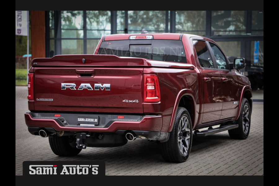 Dodge Ram 2025 LARAMIE SPORT HURRICAN 420PK 636 Nm TWIN TURBO | PRIJS MET LPG EN COVER EN GARANTIE | DUBBELE CABINE | PICK UP | 5 PERSOONS | DC | GRIJSKENTEKEN | Velvet Red Pearl VOORAAD 2218 - 3854