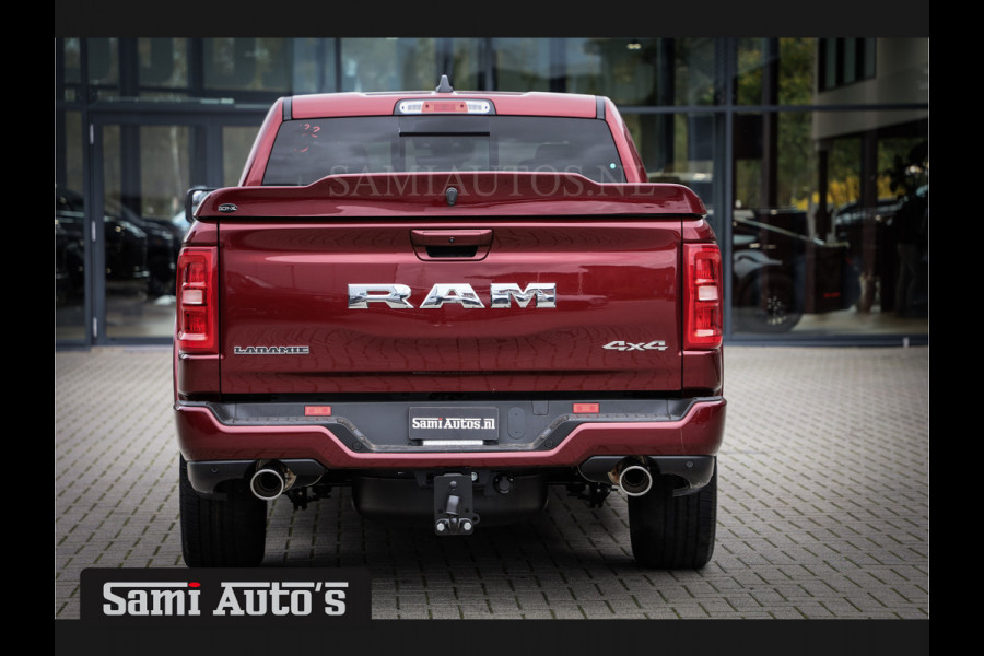 Dodge Ram 2025 LARAMIE SPORT HURRICAN 420PK 636 Nm TWIN TURBO | PRIJS MET LPG EN COVER EN GARANTIE | DUBBELE CABINE | PICK UP | 5 PERSOONS | DC | GRIJSKENTEKEN | Velvet Red Pearl VOORAAD 2218 - 3854