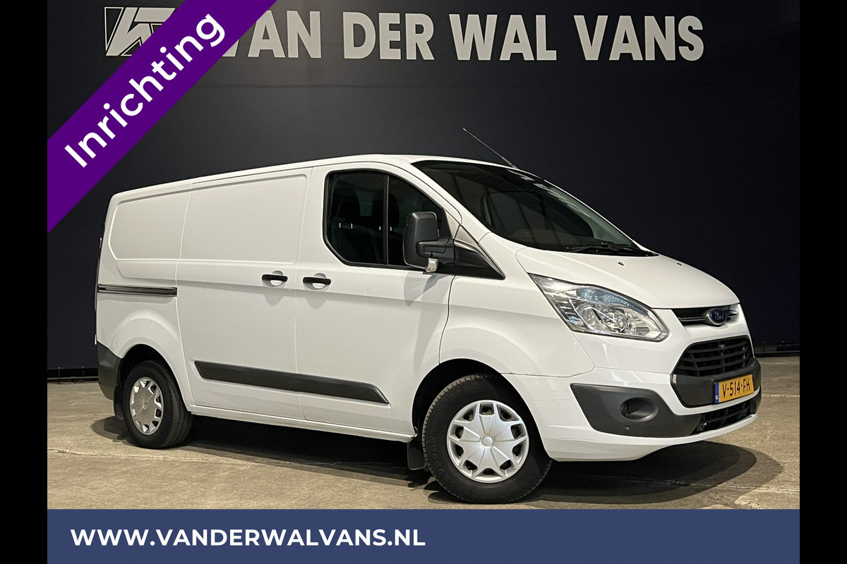 Ford Transit Custom 2.2 TDCI L1H1 inrichting Airco | Trekhaak | Cruisecontrol | Parkeersensoren bijrijdersbank