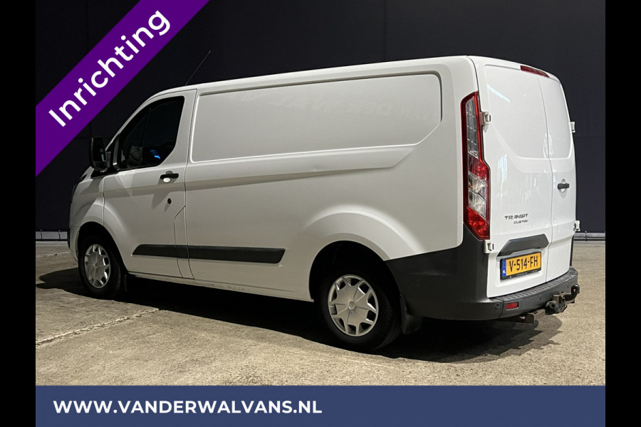 Ford Transit Custom 2.2 TDCI L1H1 inrichting Airco | Trekhaak | Cruisecontrol | Parkeersensoren bijrijdersbank