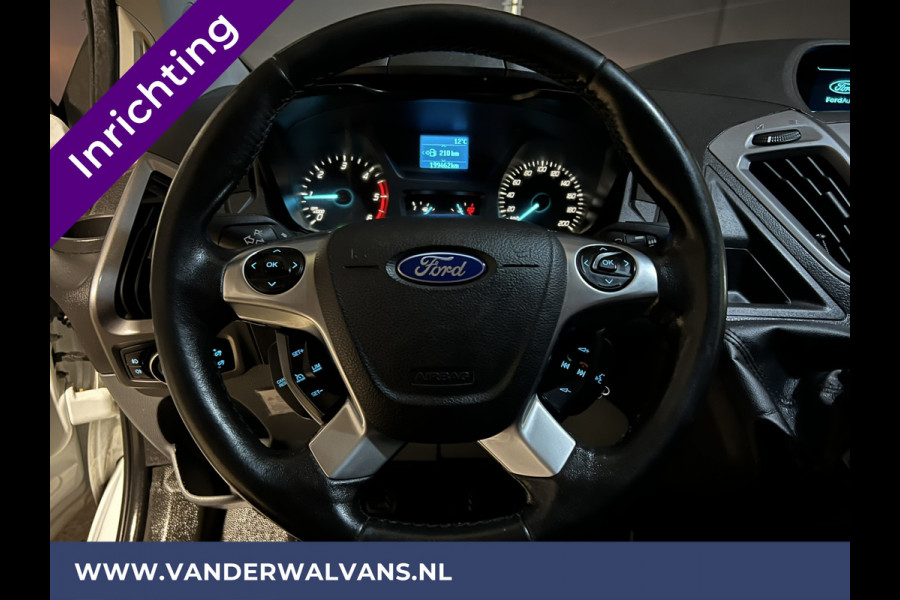 Ford Transit Custom 2.2 TDCI L1H1 inrichting Airco | Trekhaak | Cruisecontrol | Parkeersensoren bijrijdersbank