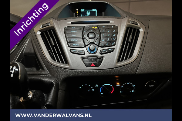 Ford Transit Custom 2.2 TDCI L1H1 inrichting Airco | Trekhaak | Cruisecontrol | Parkeersensoren bijrijdersbank