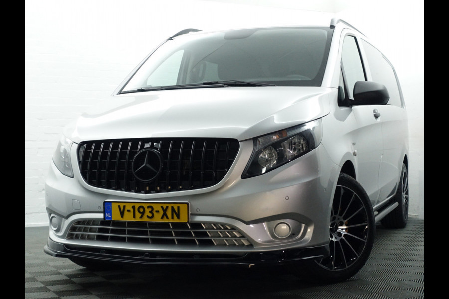 Mercedes-Benz Vito 114 CDI Lang Dubbel Cabine Aut. Night Edition Navi I ECC I Sidebars I AMG LMV I PDC I MF Stuur