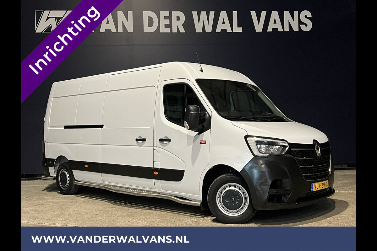 Renault Master 2.3dCi 136pk L3H2 Post NL inrichting Euro6 Airco | Navigatie | Camera | LED | Doorlooptussenschot, Cruisecontrol, Sidebars