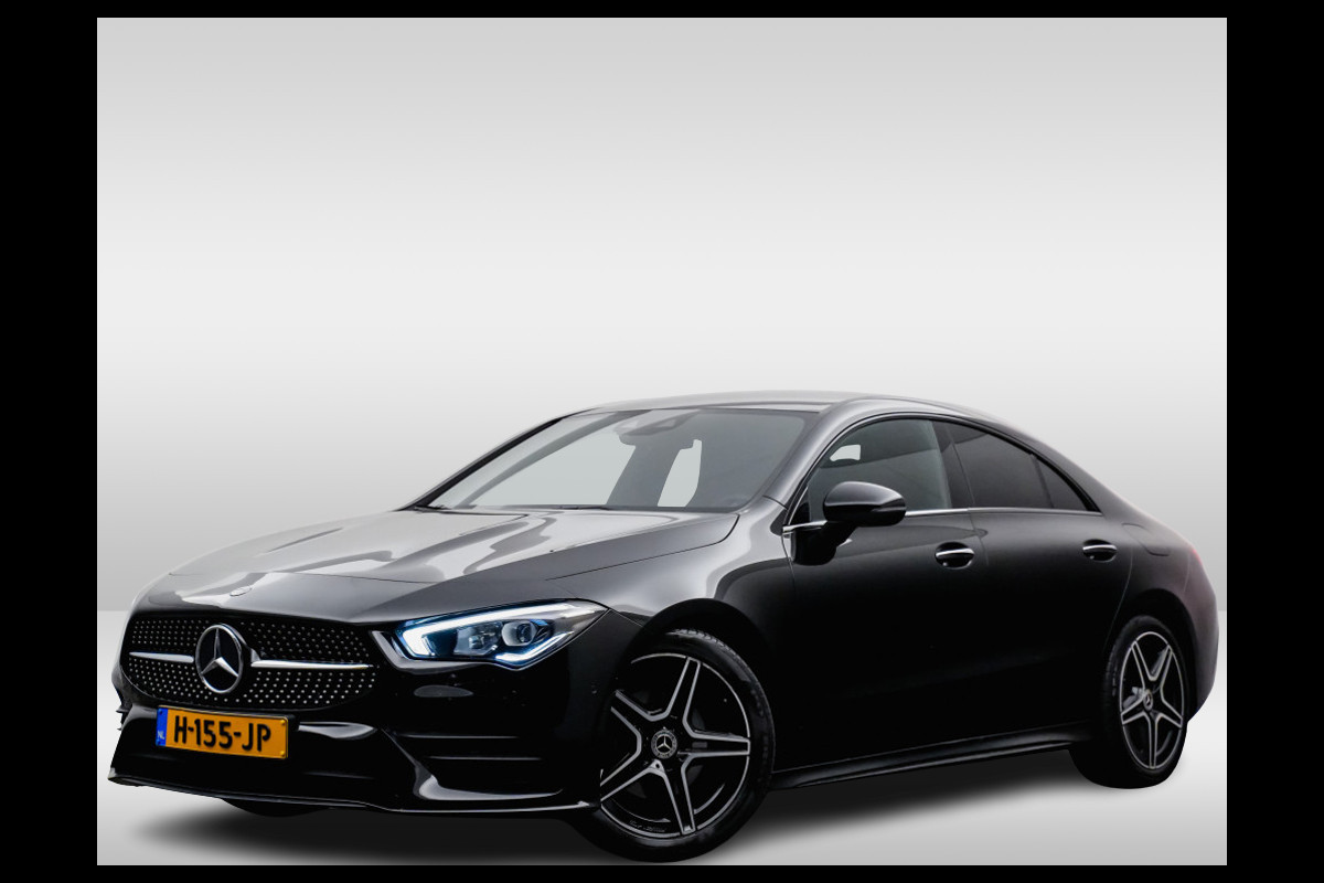 Mercedes-Benz CLA-Klasse AMG Night Edition Black (leer,sfeerverlichting,360,widescreen,keyless)