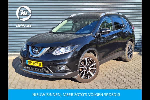 Nissan X-Trail 1.6 DIG-T Tekna 165pk Dealer O.H. 1e eigenaar | Panodak | Lederen Bekleding | 360 Camera | Trekhaak Afneembaar | Navi | 19 "L.M | Electrische Stoelen  | DAB | Cruise Control |