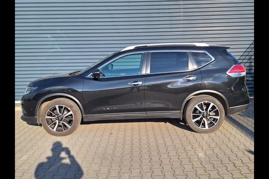 Nissan X-Trail 1.6 DIG-T Tekna 165pk Dealer O.H. 1e eigenaar | Panodak | Lederen Bekleding | 360 Camera | Trekhaak Afneembaar | Navi | 19 "L.M | Electrische Stoelen  | DAB | Cruise Control |