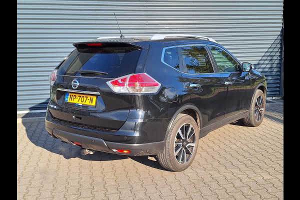 Nissan X-Trail 1.6 DIG-T Tekna 165pk Dealer O.H. 1e eigenaar | Panodak | Lederen Bekleding | 360 Camera | Trekhaak Afneembaar | Navi | 19 "L.M | Electrische Stoelen  | DAB | Cruise Control |