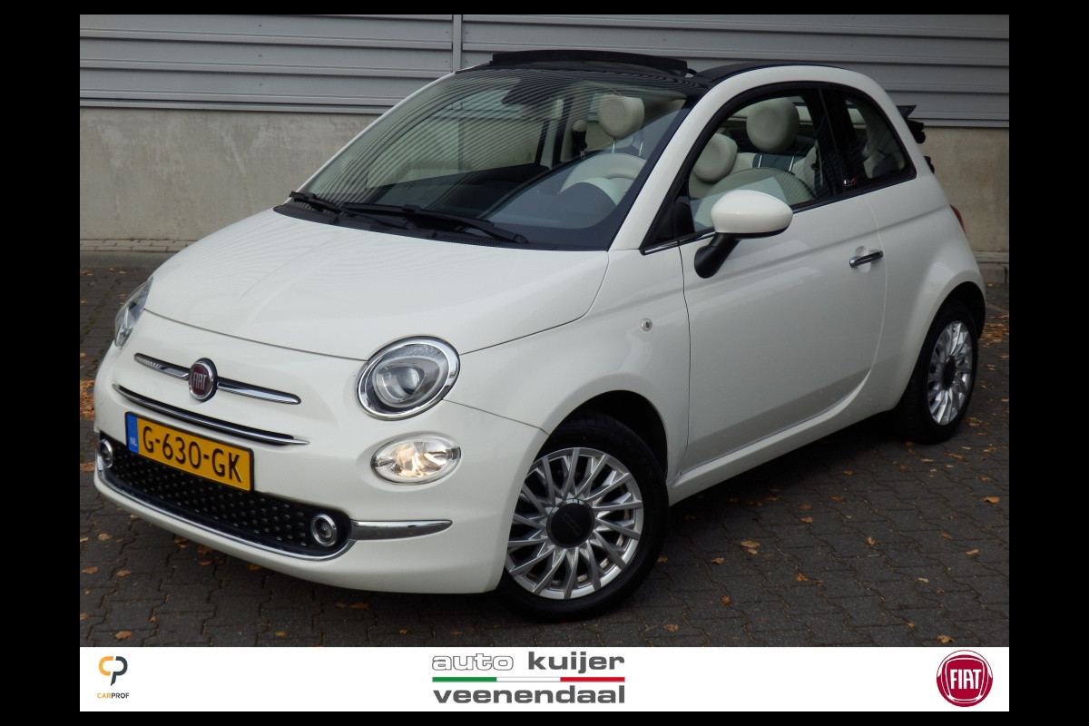 Fiat 500C 85pk Lounge | Cabriolet | Dealer onderhouden | Apple Carplay |