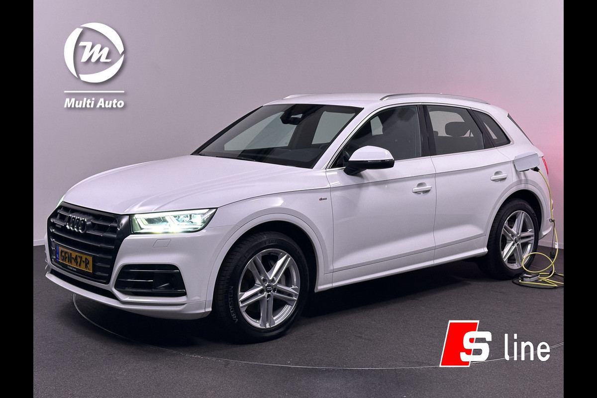 Audi Q5 55 TFSI e quattro S Line Plug In Hybrid 367 pk PHEV | Luchtvering | Trekhaak af Fabriek | Adaptive Cruise | Camera | Virtual | Apple Carplay | Keyless |