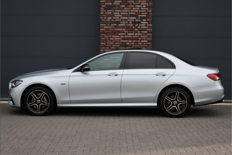 Mercedes-Benz E-Klasse 300 de Premium+ AMG Line Aut9 | Panoramadak | Distronic+ | Memory | Burmester | Leder | Stoelverwarming Achter | Keyless Go | HUD | Surround Camera | Multibeam LED |