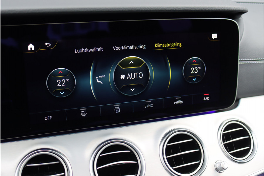 Mercedes-Benz E-Klasse 300 de Premium+ AMG Line Aut9 | Panoramadak | Distronic+ | Memory | Burmester | Leder | Stoelverwarming Achter | Keyless Go | HUD | Surround Camera | Multibeam LED |