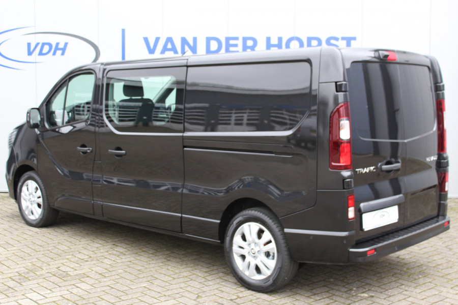 Renault Trafic 2.0-170pk dCi T29 L2H1 Luxe dubbele cabine AUTOMAAT. Luxe Renault Trafic dubbele cabine. Airco, navigatie, telefoonvoorb., metallic lak, LM wielen, schuifdeur li.+re., armsteunen li.+re voor, Isofix etc, etc