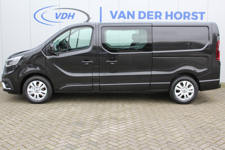 Renault Trafic 2.0-170pk dCi T29 L2H1 Luxe dubbele cabine AUTOMAAT. Luxe Renault Trafic dubbele cabine. Airco, navigatie, telefoonvoorb., metallic lak, LM wielen, schuifdeur li.+re., armsteunen li.+re voor, Isofix etc, etc