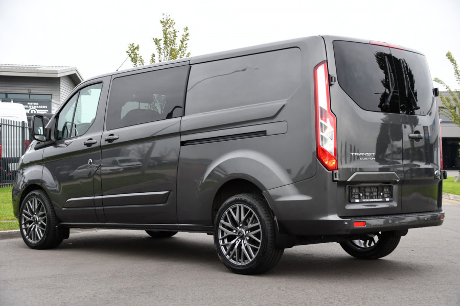 Ford Transit Custom 320 2.0 TDCI L2H1 DC Limited Raptor Edition Camera, Cruise, Carplay, Automaat, Stoelverwarming, LED, Automaat, 130PK, Dubbel cabine