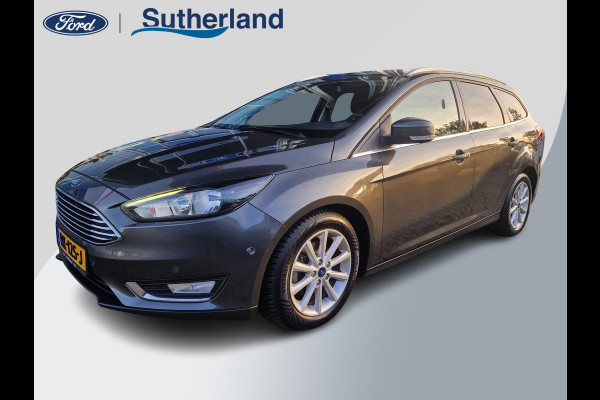 Ford FOCUS Wagon 1.0 Titanium | Trekhaak | Dealeronderhouden | Climate Control | Stoel + Stuurverwarming |