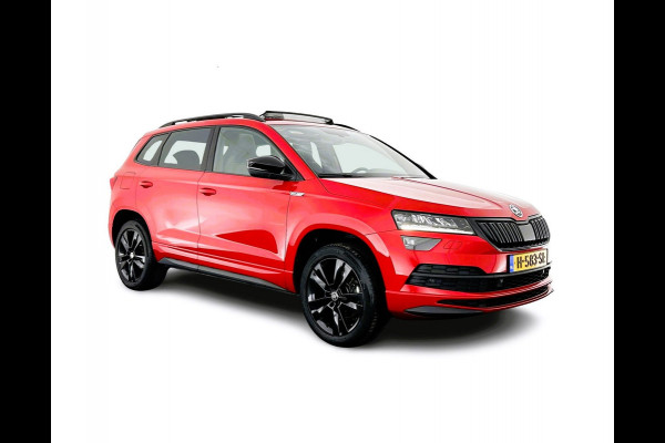 Škoda Karoq 1.5 TSI ACT Sportline Business Aut. *PANO | DIGI-COCKPIT | SOFT-LEATHER | CANTON-AUDIO | DAB | SHIFT-PADDLES | KEYLESS | CAMERA | NAVI-FULLMAP | ECC | PDC | CRUISE | APP.CONNECT | SPORT-SEATS | 18''ALU*