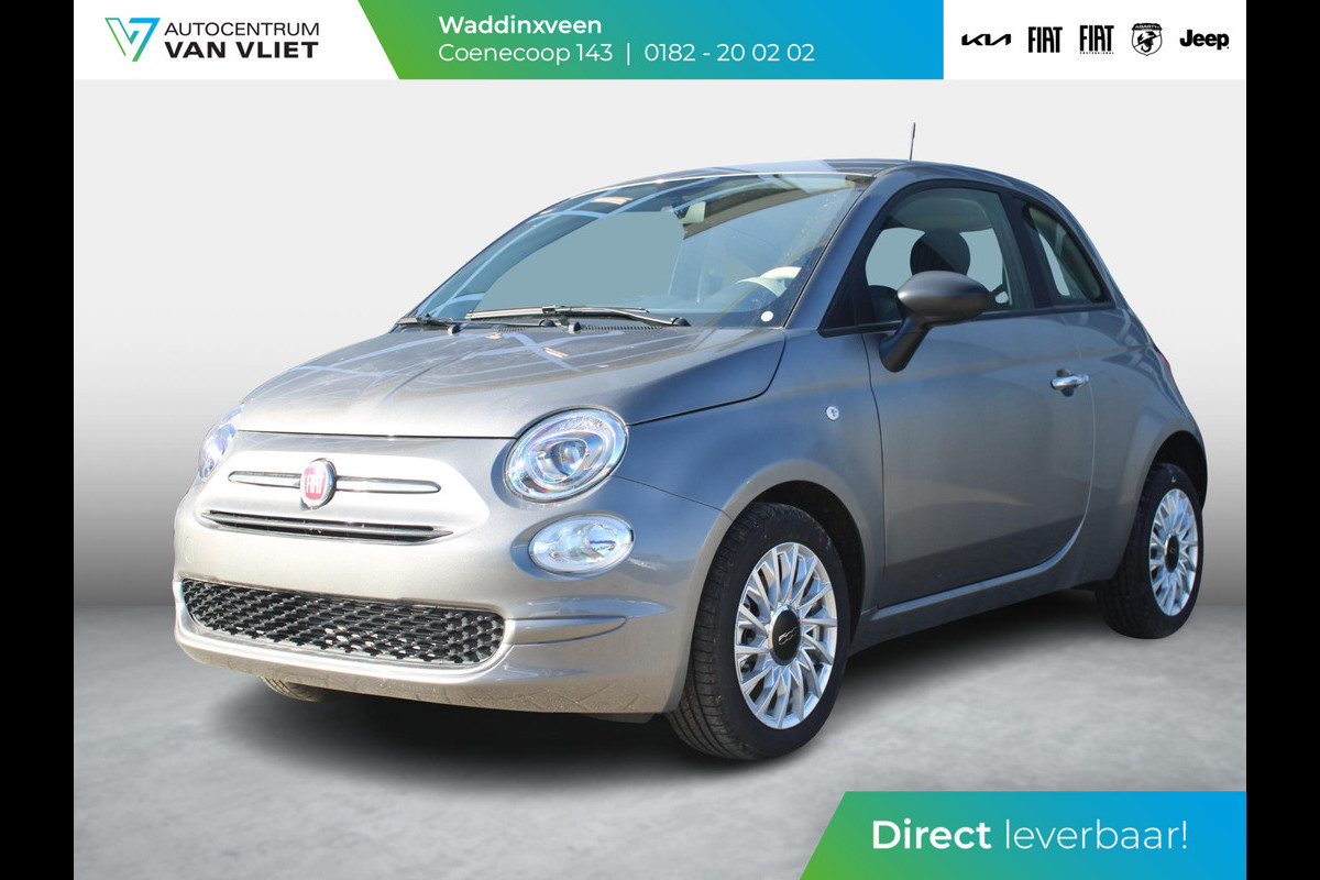 Fiat 500 Hybrid Urban | Airco | Cruise | Apple Carplay | Grigio Pompei