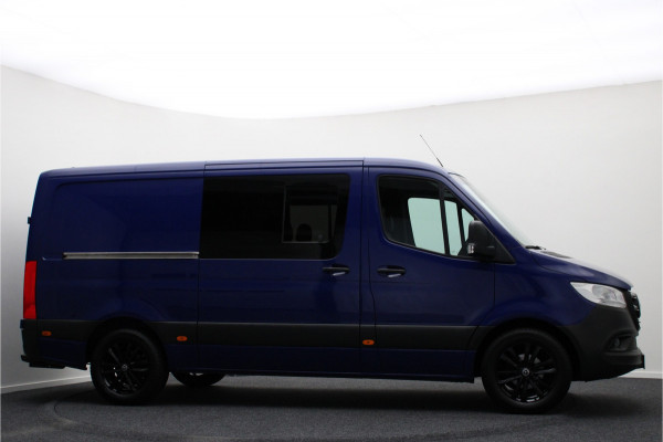 Mercedes-Benz Sprinter 314 CDI Aut. L2H1 DC 6-zits Leer, Camera, Apple Carplay, Standkachel, Cruise, Airco, Trekhaak, 18''