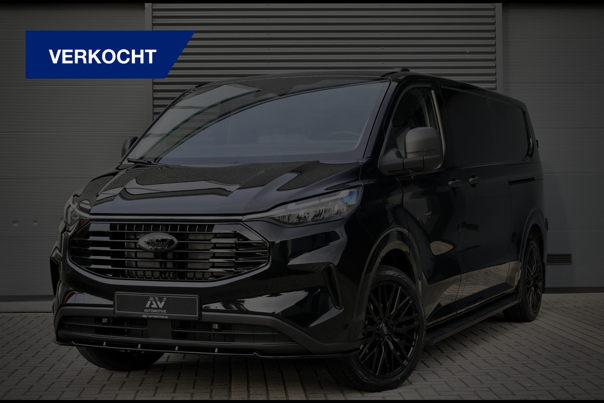 Ford Transit Custom 320 2.0 TDCI 170PK L2H1 AUT L+R Schuifdeur | ACC | BLIS | Navigatie | CarPlay | Lane Assist | Stoelverwarming | Camera | Raptor Edition | Trekhaak | 3-Zitter