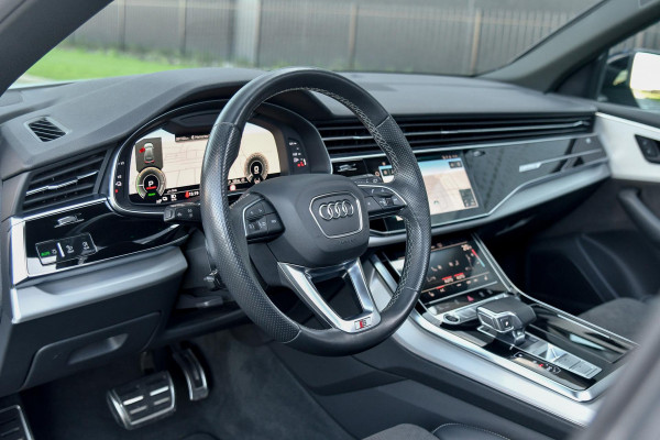 Audi Q8 55 TFSI e quattro BTW,3x S-Line. Luchtv, Softclose, Pano, ACC, 23'',B&O, Stuurvw, Keyless, Camera, Trekhaak, CarPlay!