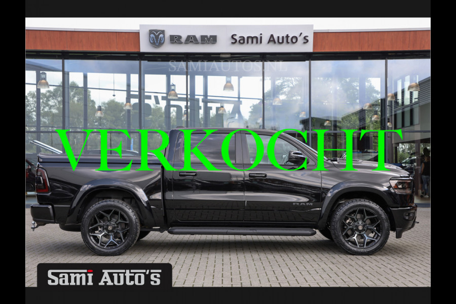 Dodge Ram 1500 ALL-IN PRIJS | HULK BLACK OPS | LPG | COVER | GROOTSCHERM 12" INCH | LARAMIE | 5 PERSOONS | ZWART | HEMI 5.7 V8 4x4 CREWCAB 5'7 | GRIJSKENTEKEN | DUBBELE CABINE | VOORRAAD NR 2169 -  8823