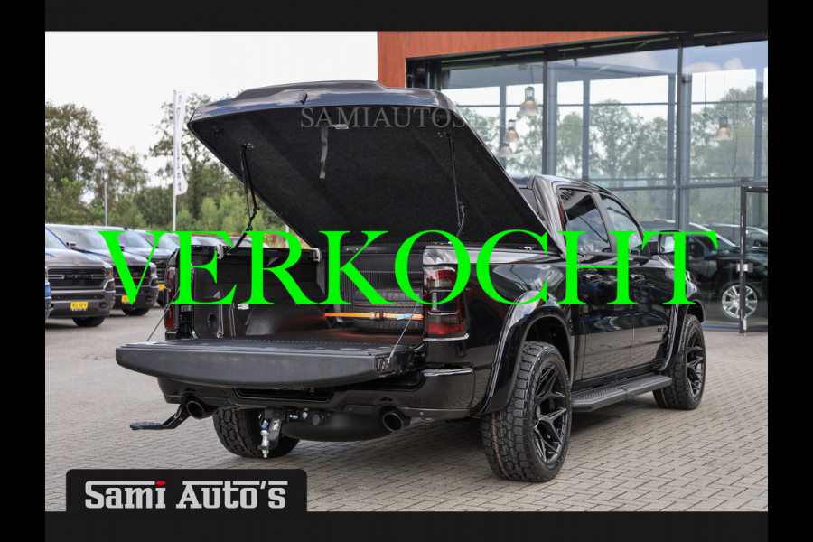 Dodge Ram 1500 ALL-IN PRIJS | HULK BLACK OPS | LPG | COVER | GROOTSCHERM 12" INCH | LARAMIE | 5 PERSOONS | ZWART | HEMI 5.7 V8 4x4 CREWCAB 5'7 | GRIJSKENTEKEN | DUBBELE CABINE | VOORRAAD NR 2169 -  8823