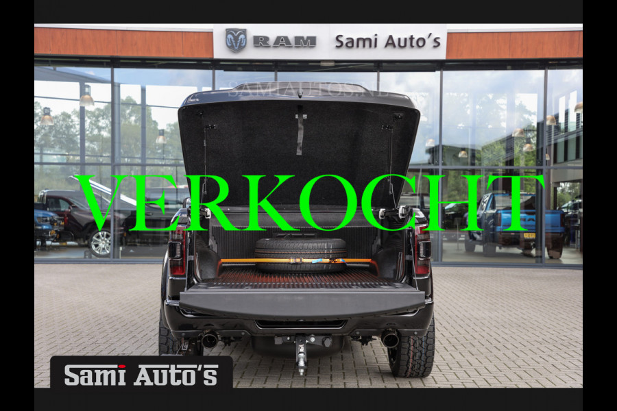 Dodge Ram 1500 ALL-IN PRIJS | HULK BLACK OPS | LPG | COVER | GROOTSCHERM 12" INCH | LARAMIE | 5 PERSOONS | ZWART | HEMI 5.7 V8 4x4 CREWCAB 5'7 | GRIJSKENTEKEN | DUBBELE CABINE | VOORRAAD NR 2169 -  8823