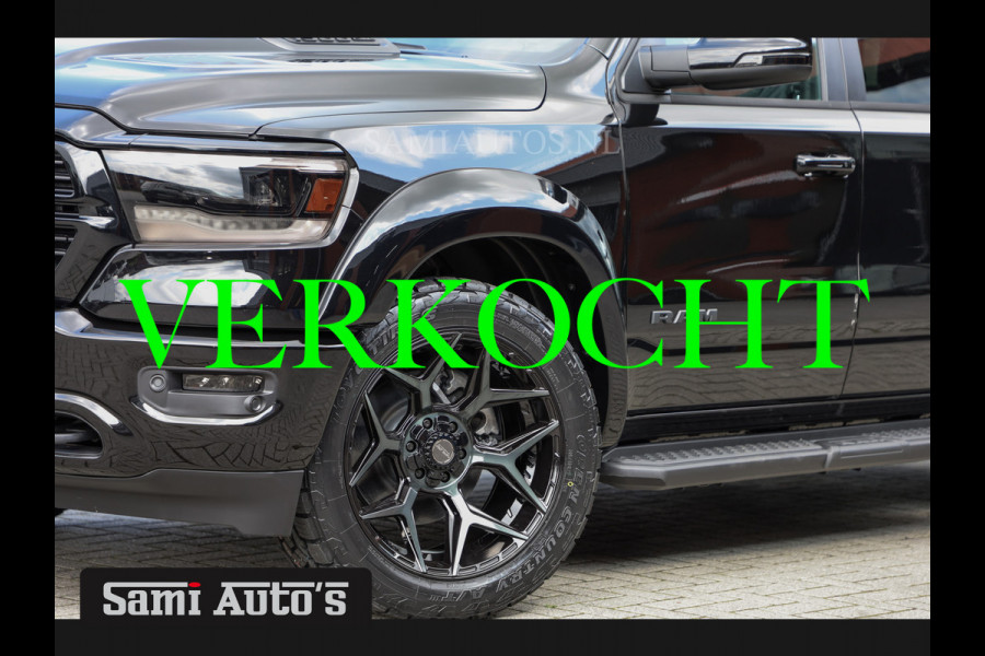 Dodge Ram 1500 ALL-IN PRIJS | HULK BLACK OPS | LPG | COVER | GROOTSCHERM 12" INCH | LARAMIE | 5 PERSOONS | ZWART | HEMI 5.7 V8 4x4 CREWCAB 5'7 | GRIJSKENTEKEN | DUBBELE CABINE | VOORRAAD NR 2169 -  8823