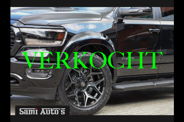 Dodge Ram 1500 ALL-IN PRIJS | HULK BLACK OPS | LPG | COVER | GROOTSCHERM 12" INCH | LARAMIE | 5 PERSOONS | ZWART | HEMI 5.7 V8 4x4 CREWCAB 5'7 | GRIJSKENTEKEN | DUBBELE CABINE | VOORRAAD NR 2169 -  8823