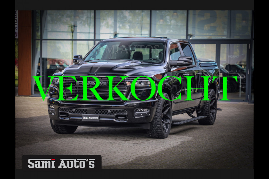 Dodge Ram LARAMIE NIGHT PREMIUM 2025 | BOM VOL + 14.4 INCH SCHERM BOM VOL | LUCHTVERING | HUD | HURRICAN 420PK 636 Nm TWIN TURBO | PRIJS M DUBBELE CABINE | PICK UP | 5 PERSOONS | DC | GRIJSKENTEKEN | VOORRAAD NR 2213 - 4964