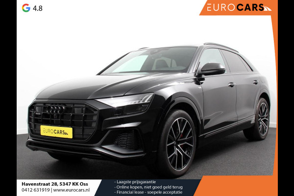 Audi Q8 55 TFSI e quattro Pro Line S Competition Plus | Leder | Carbon Pack | LED | Adaptief cruise control | 381 PK | Navigatie | Climate control | 360* camera | Elektrische achterklep