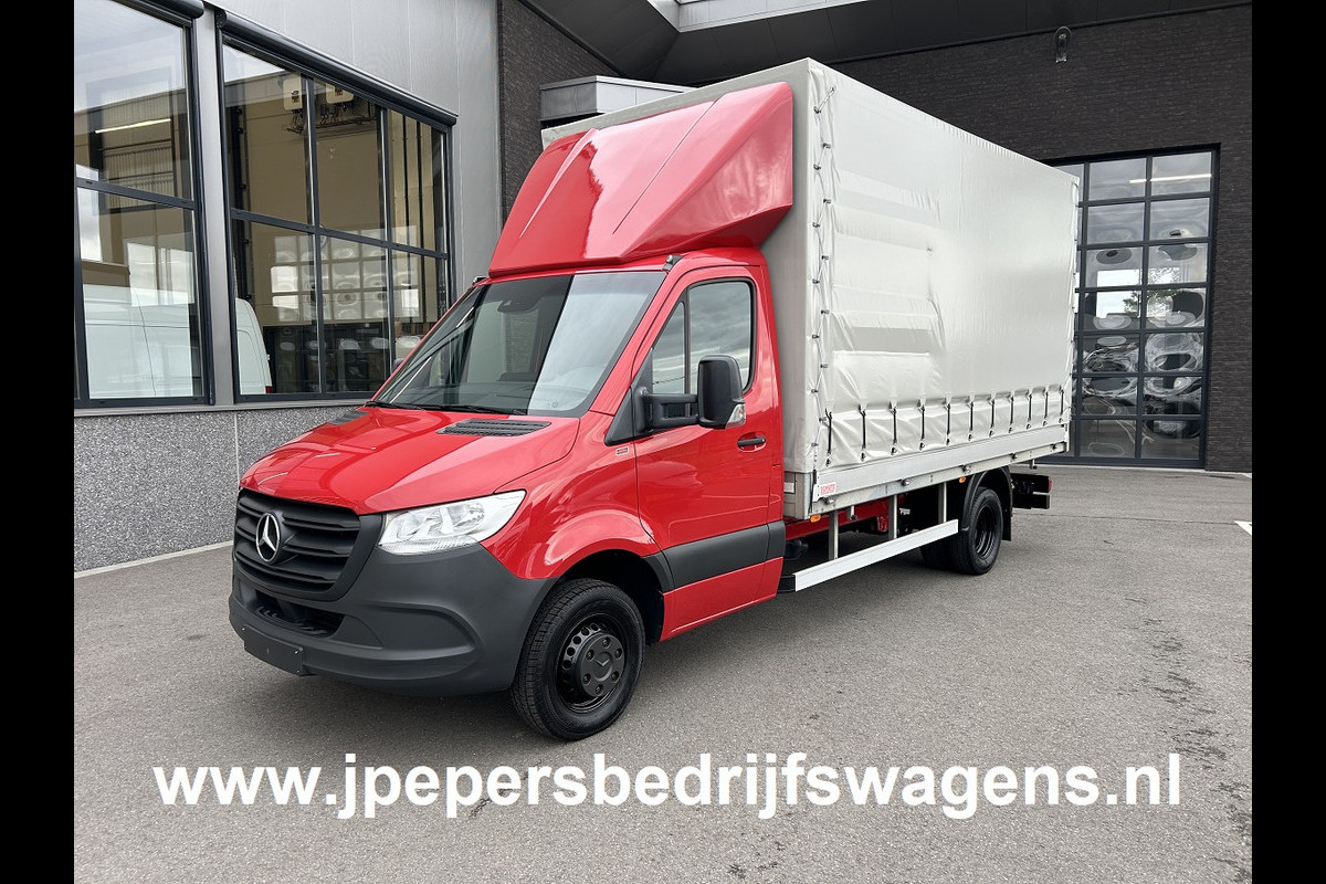 Mercedes-Benz Sprinter 514 CDI L3 Schuifzeil / MBUX / Navigatie / Trekhaak / Cruise control / Airco