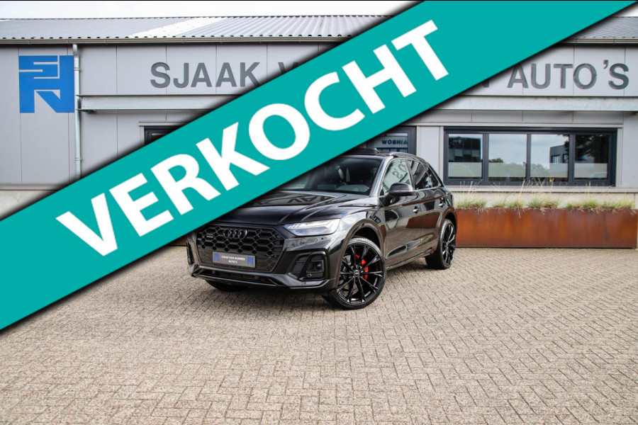 Audi Q5 55 TFSI e Quattro Competition Pro Line S S-Line 367pk Automaat|NIEUW MODEL|Panoramadak|Virtual Cockpit|Matrix|Camera|Black