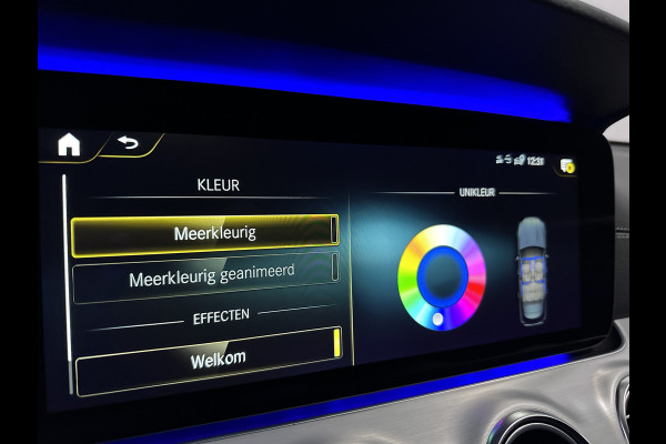 Mercedes-Benz E-Klasse Estate 200 AMG Night pakket | Panodak | 360 Camera | Carplay | Lederen Bekleding | Sfeerverlichting | Stoelverwarming | Lane Assist | Widescreen | Dodehoek Detectie | Sportstoelen |