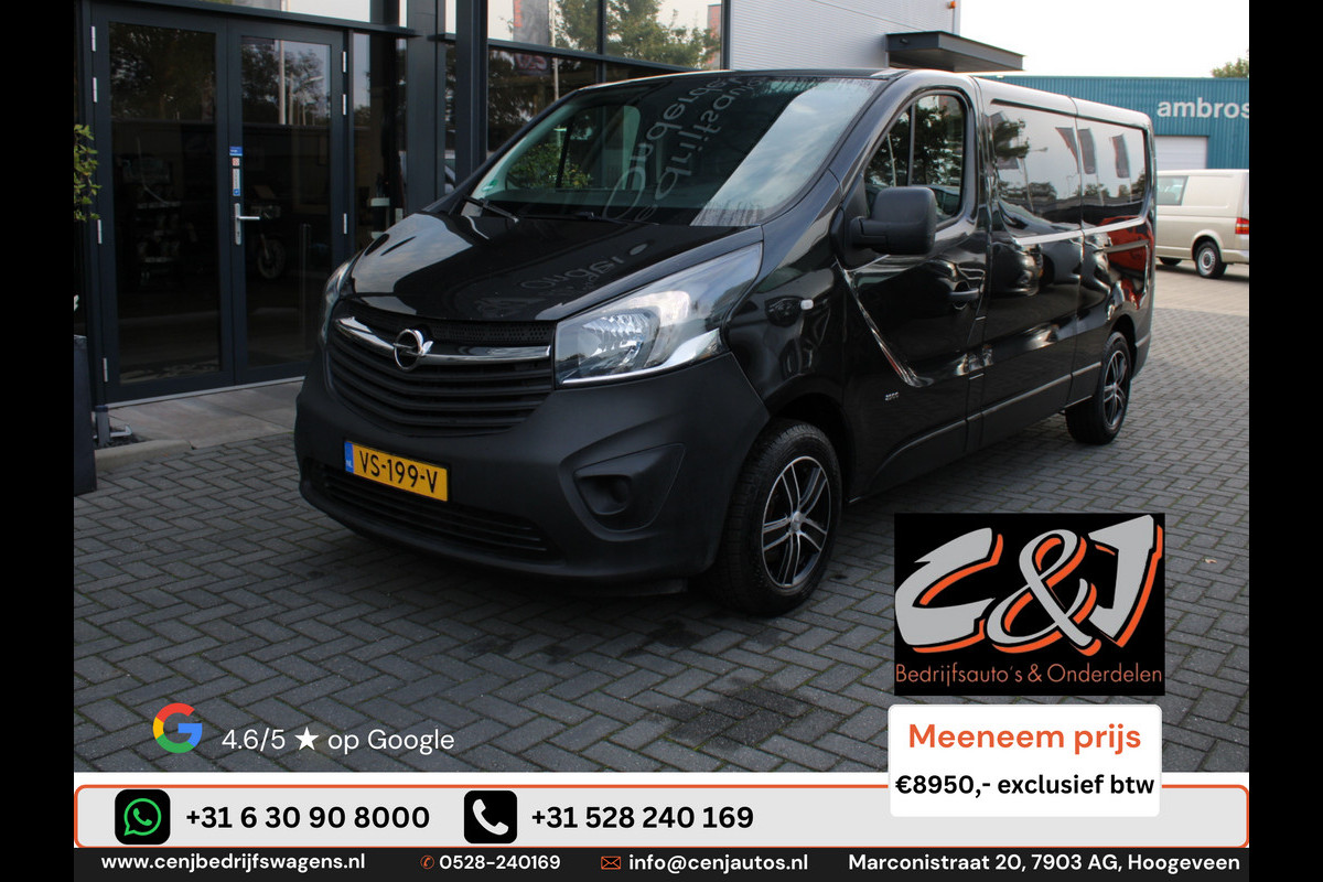 Opel Vivaro 1.6 CDTI L2H1 Sport EcoFlex airco navi cruise 3 zits