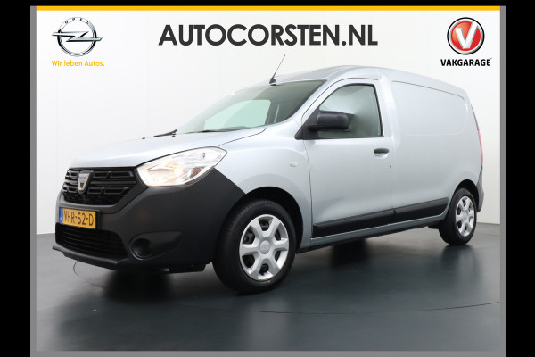 Dacia Dokker 1.5DCi 75PK Airco Navi Trekhaak Schuifdeur Cruise Control PDC DAB Betonplex Vloer Lat om Lat Betimmering Bluetooth Pack Comfort Euro 6