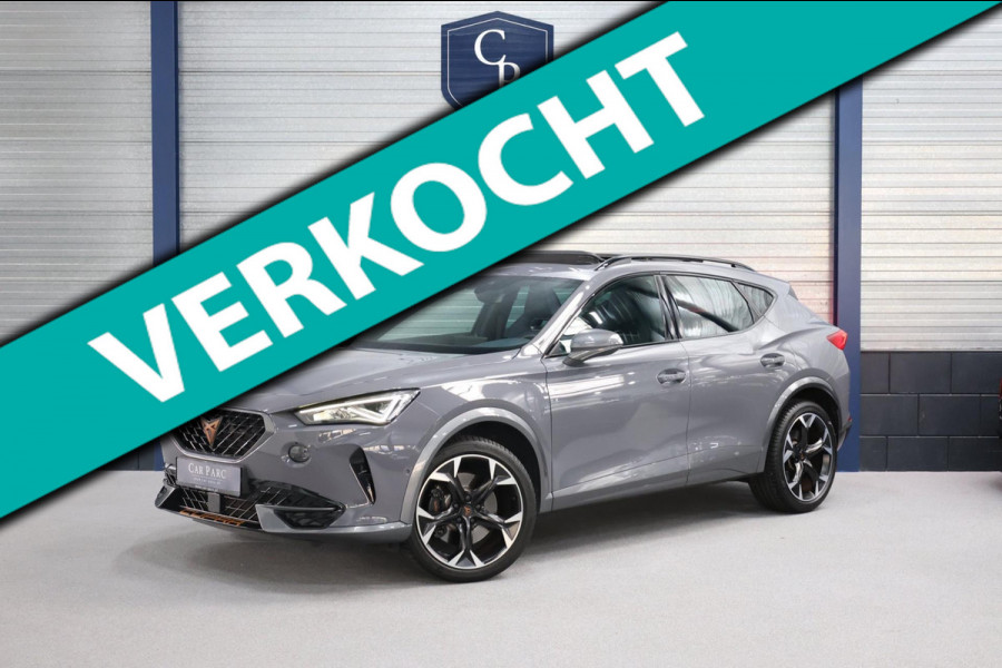 CUPRA Formentor 2.0 TSI 4DRIVE 310+PK LED/VIRTUAL/SFEER/PANO/LEER+S.VERWARMING+MEMORY/19"/KEYLESS/CAM/ACC/ECC/FABRIEKSGARANTIE!