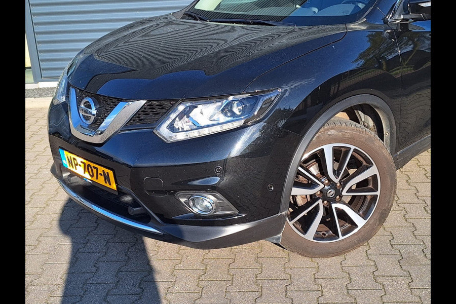 Nissan X-Trail 1.6 DIG-T Tekna 165pk Dealer O.H. 1e eigenaar | Panodak | Lederen Bekleding | 360 Camera | Trekhaak Afneembaar | Navi | 19 "L.M | Electrische Stoelen  | DAB | Cruise Control |