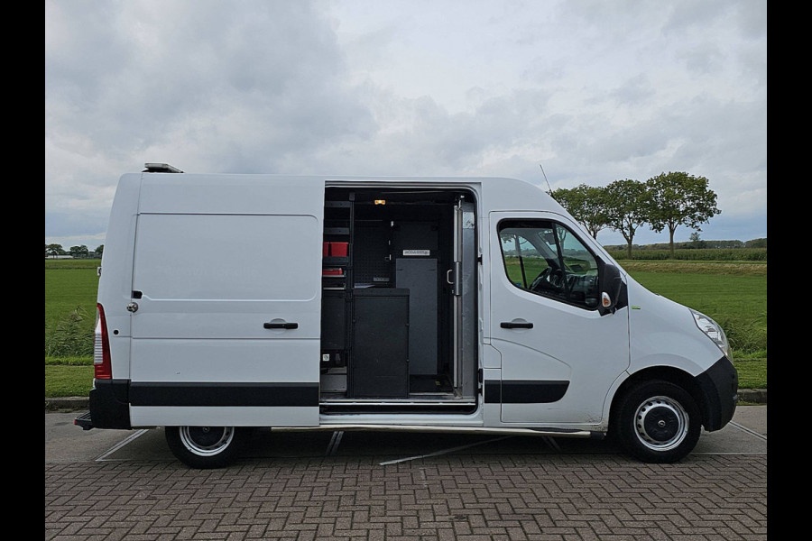 Opel Movano 2.3 CDTI L2H2 werkplkaatsinr./servicewagen, airco, navi, pdc, 104 dkm.