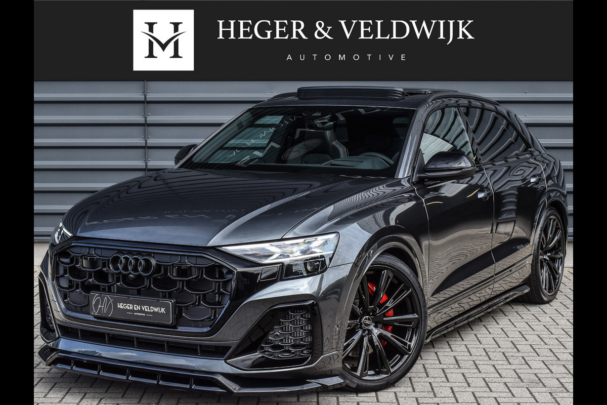 Audi Q8 60 TFSI e quattro Pro Line S Competition | PANORAMADAK | 5 JAAR GARANTIE | S-STOELEN MET MASSAGE | B&O | HEAD UP | CARBON INLEG