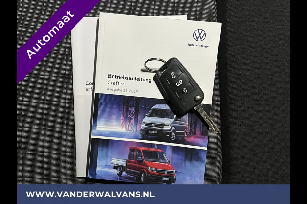 Volkswagen Crafter 2.0 TDI Automaat L4H3 L3H2 Euro6 Airco | Navigatie | Cruisecontrol | Camera apple carplay, android auto, parkeersensoren, bijrijdersbank, 270 gr. achterdeuren