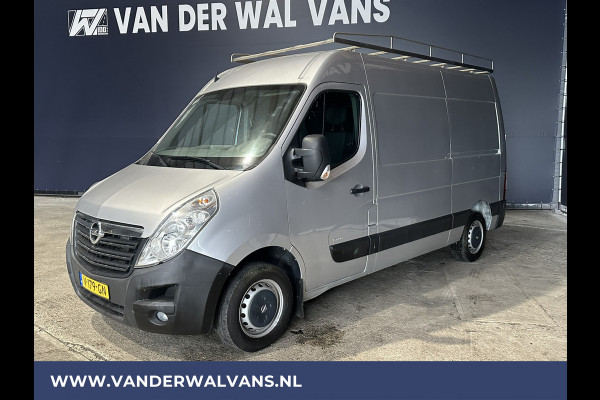 Opel Movano 2.3 CDTI 131pk **BPM VRIJ voor de Ondernemer** L2H2 Euro6 Airco | Imperiaal | Navigatie | 2500kg Trekhaak | Cruisecontrol 270gr achterdeuren, Bijrijdersbank, Bluetooth-telefoonvoorbereiding