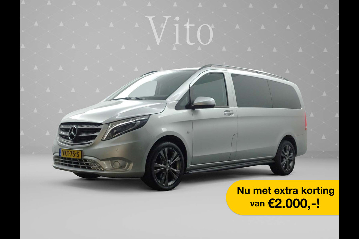 Mercedes-Benz Vito 116 CDI Lang Automaat 164pk AMG Night Edtion I Custom Leder I Navi I Xenon I Sidebars I Park Assist