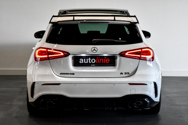 Mercedes-Benz A-Klasse AMG 35 4MATIC Aero. Perf stuur, Pano, Burm, 360, Dodeh, CarPlay, Multibeam, Sfeer!