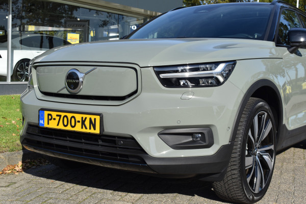 Volvo XC40 Recharge Twin Pro / Sage Green / 20" / Panoramadak / Elektrisch verstelbare voorstoelen /